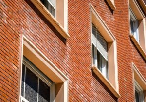 Erneuerte Fassade