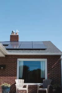 Haus mit Photovoltaikanlage